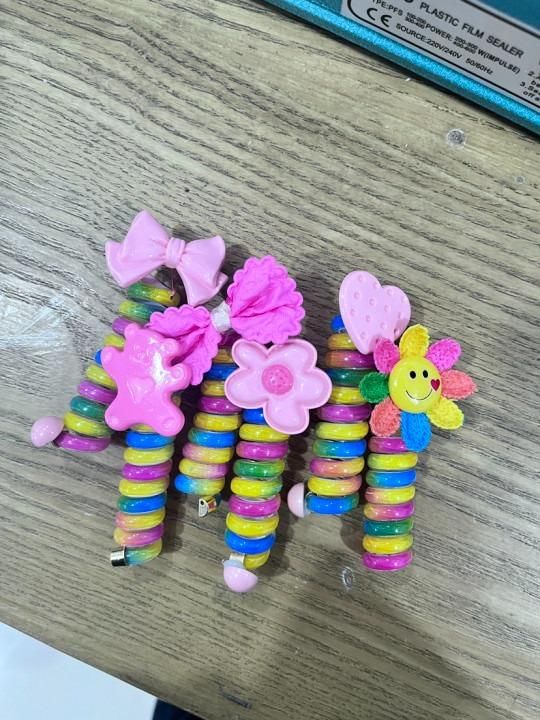 Girl Curly Bands Ponytail Holder (10pcs)