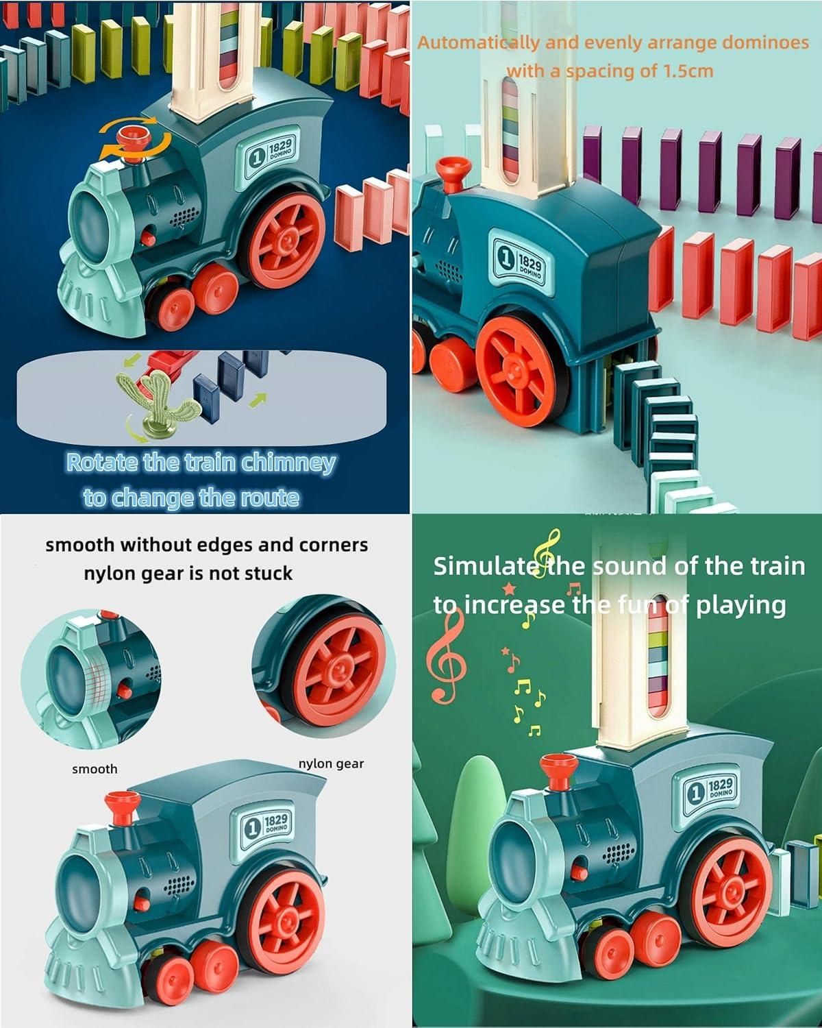 Train Domino Toy Set