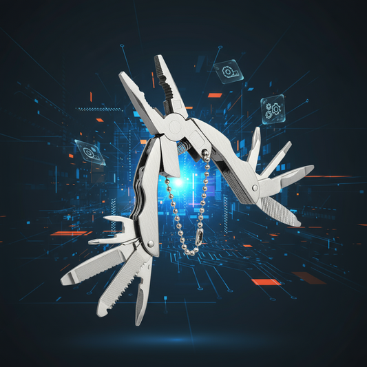 Mini Portable Pocket Plier Keychain Hand Tool Kit