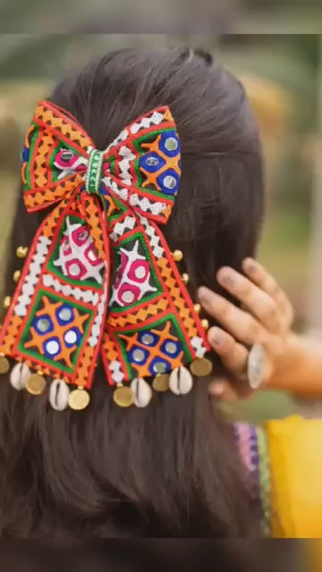 Navaratri Bow hair Accessories