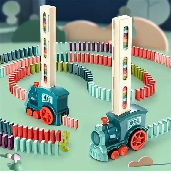 Train Domino Toy Set