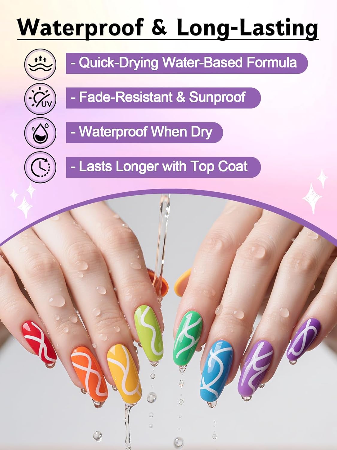 Nail Art Pens (12 Colors Set)
